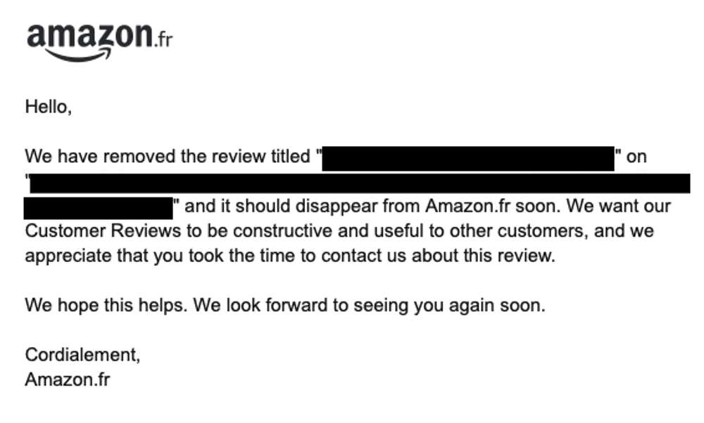 Amazon Bestätigung Mail